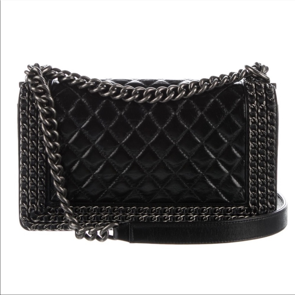 Chanel Medium Chain Boy Bag - Picture 4 of 14